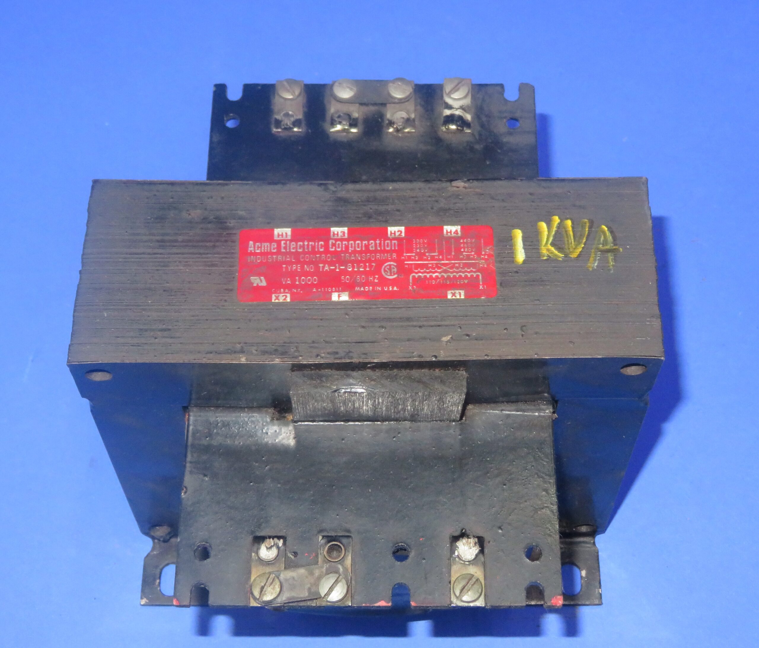 Acme TA-1-81217 1000VA Industrial Control Transformer + 1 Year Warranty