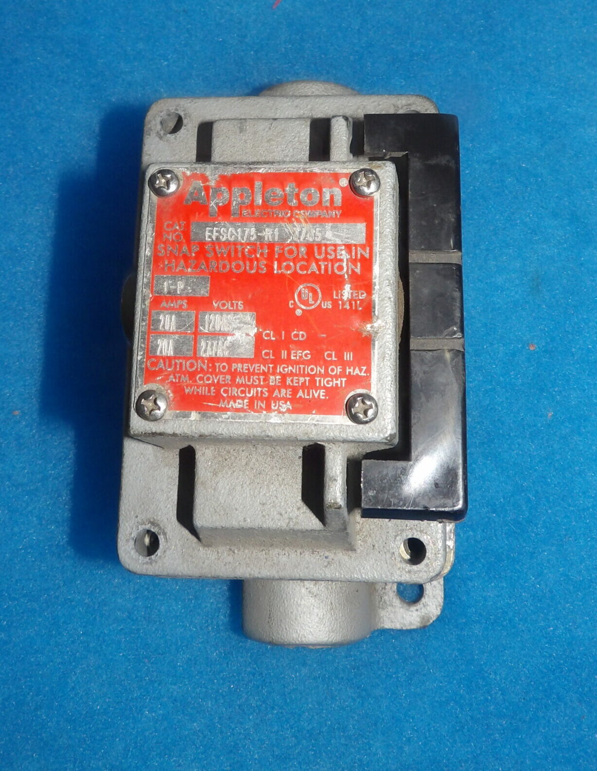 Appleton EFSC175-R1 20A Explosion Proof Gang Switch Year Warranty –  Integrity Electric Direct